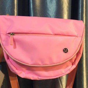 Lululemon all night festival bag pink-5L
